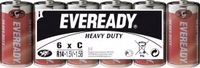 Energizer Eveready C batterijen - Zink-koolstof - 6 stuks