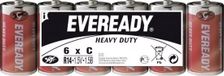 Energizer Eveready C batterijen - Zink-koolstof - 6 stuks