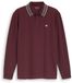 TOM TAILOR Shirt lichtgrijs / robijnrood / wit