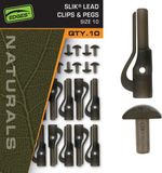 FOX Edges Naturals Slik Lead Clips & Pegs - Loodsysteem