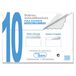 SAM 664922 enveloppen met strepen, 229 x 334 mm, 10 stuks