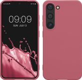 kwmobile telefoonhoesje geschikt voor Samsung Galaxy S23 - Back cover - TPU - Donkerroze
