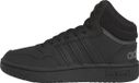 adidas Sportswear Hoops Mid Schuhe - Kinder - Schwarz - Größe 30.5