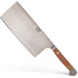 GÜDE Solingen - Hakmes gesmeed, 18 cm, perenhout, ALPHA PEER, dubbele bolster, Handgemaakt Duitsland