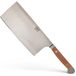 GÜDE Solingen - Hakmes gesmeed, 18 cm, perenhout, ALPHA PEER, dubbele bolster, Handgemaakt Duitsland