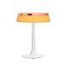 Flos Bon Jour T Lampe de table en cuivre-doux avec abat-jour en tissu