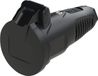 PC Electric 2512-ss Koppeling met randaarde Rubber 250 V Zwart IP54