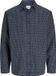 Jack & Jones Overhemd Geruit Lange Mouw Katoen Regular Fit Mannen M Navy Blazer