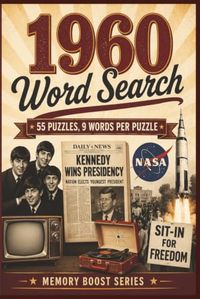 1960 word search: 55 puzzles 9 words per puzzle