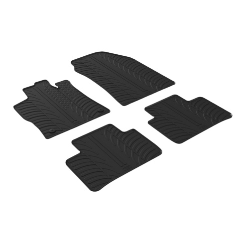 GledRing Rubbermatten passend voor Peugeot 308 III SW 2021- (T-Design 4-delig + montageclips)