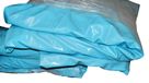 liner pour piscine acier, dimensions 460 x 110 cm, bleu