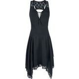 Innocent Gothic Mini-jurk Nycto Dress S tot 4XL voor Vrouwen zwart