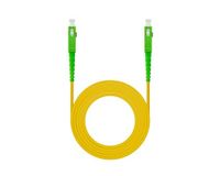 Watio Wave Glasvezel kabel - SC/APC naar SC/APC Simplex LSZH 10 m, geel