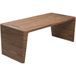 Quadrifoglio Bureau de direction droit placage bois X10-serie - 210 cm
