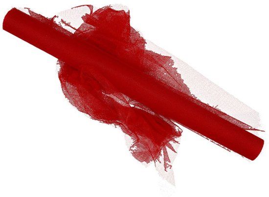 Creativ company CC Tule Rol 5 m Rood