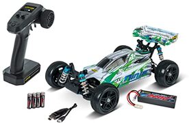 Carson 500404266 1:10 Ninja-Pro Sport X10 2,4 GHz 100% RTR - op afstand bestuurde auto, RC Buggy, incl. batterijen en afstandsbediening, op afstand bestuurd voertuig