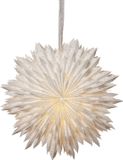 Star Trading papieren ster Wolk, wit, gerecycled materiaal, sneeuwvlok, kerstdecoratie, 60 cm