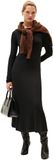 Tommy Hilfiger Dames Maxi Jurk - Viscose/Elastaan - Maat M - Zwart