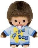 Sekiguchi Monchhichi Bebichhichi Romper It's a Boy 16cm