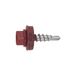 Index AFRT144828 schroeven met gereduceerde boorpunt, metalen houten afdekking + sluitring P-14 4,8 x 28 RAL 3009