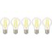 Sygonix SY-6829284 Lampe LED Label énergétique A (A - G) E27 3,8 W = 60 W Blanc chaud (Ø x h) 60 mm x 106 mm Filament / LED rétro 5 pièce(s)
