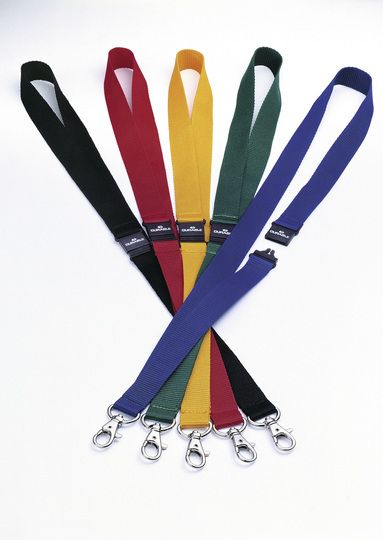 Durable Textile Badge Necklace 20 with Safety Release - 10 pieces