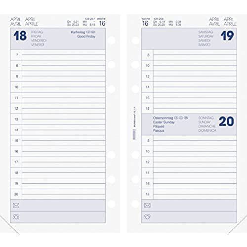 BRUNNEN FILIUS 2023 Daily Planner - 9.3 x 17.2 cm