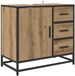 vidaXL Armoire de salle de bain Artisan Chêne 65 x 33 x 60 cm Bois traité