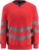 Mascot Safe Supreme Sweatshirt 50126-932 - haute visibilité rouge/gris anthracite foncé - 5XL