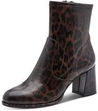 Tamaris dames textiel enkellaars 1-25057-43-389 Laars Bruine luipaard