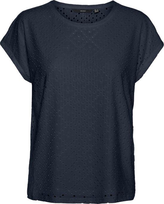 Vero Moda VMTASSA T-shirt - Navy Blazer - Maat M - Dames