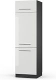 Vicco Fame-Line Koelkast ombouwkast – 60 cm Wit Hoogglans