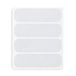 4R Quattroerre.it 16080 Reflecterende stickers voor motorhelm, wit, 4 stuks, Bianco