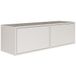 Selsey TV Lowboard - witte kleur, moderne tv-commode 100 x 30 x 30 cm (b x d x h), tv-onderkast voor woonkamer, kast met kleppen, push-to-open lowboard, hangende tv-kast, wandmontage