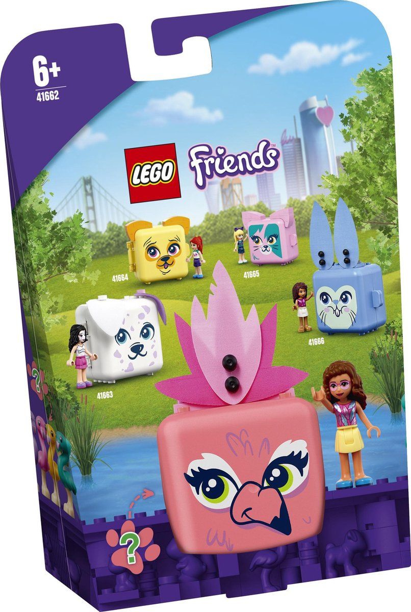 LEGO Friends Olivia's Flamingokubus - 41662