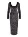 VERO MODA Cocktailjurk 'MOLLY' grijs