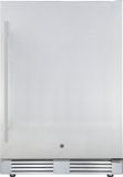 FrigeluX RETT136A Réfrigérateur d'extérieur - 136 Litres - Inox - Pose libre ou Encastrable