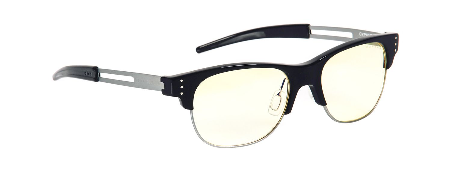 Gunnar Cypher - Computerbril - Ovaal - Zwart