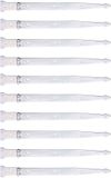 Alberts 845582 staartscharnier | met vastgeklonken stift | galvanisch verzinkt, gechromateerd | band 500 x 45 mm | scharnier 101 x 63 mm | Set van 10