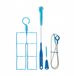 KADVA Flowbie Set: Reinigingsset voor Waterzakken & Softflasks - Blauw