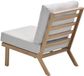 Garden Impressions Chicago aluminium midden element - natural teak look