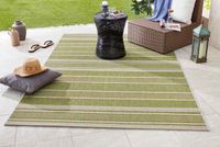 Northrugs Binnen & buiten vloerkleed Strap - groen 120x170 cm