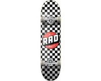 RAD - Dude Crew Checkers Compleet Skateboard Black/White 7.75