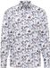 Eterna Overhemd bruin blauw geprint Comfort Fit lange mouw katoen
