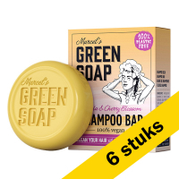 Marcel's Green Soap Aanbieding: 6x Marcel's Green Soap shampoo bar vanille & kersenbloesem (90 gram)