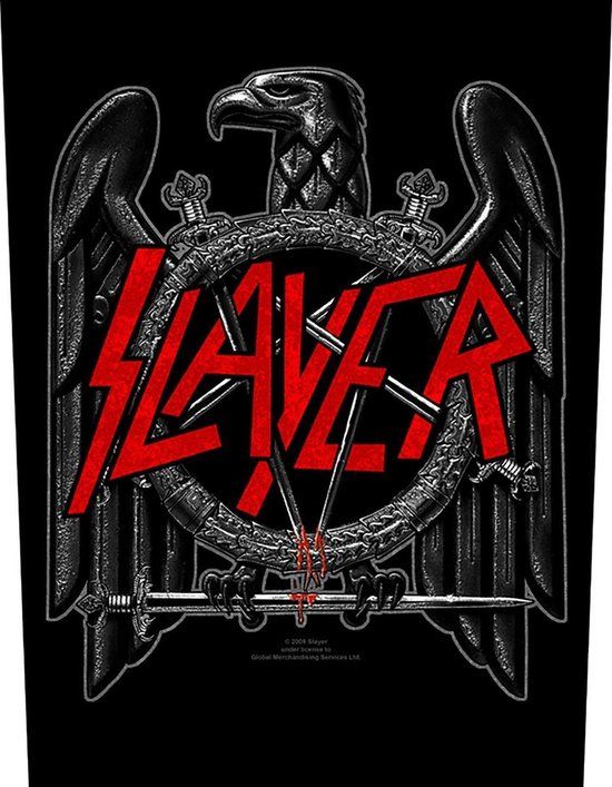 Slayer Black Eagle Unisex Embleem - Neutraal - Standard
