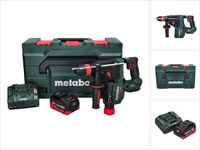Metabo KH 18 LTX BL 28 Q accu-boorhamer 18 V 3 J SDS plus Brushless + 1x accu 5,5 Ah + oplader + metaBOX