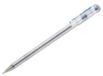 Pentel Schitterende balpen Medium 1.0mm Tip 0.5mm Line Blauw Ref BK77M-C [Pack van 12]