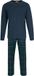 Pastunette Lodge Pyjama Katoen Lange Mouw Geruit Blauw Maat S