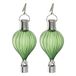 Cepewa LED ballonhanger - 2x - groen - H17 cm